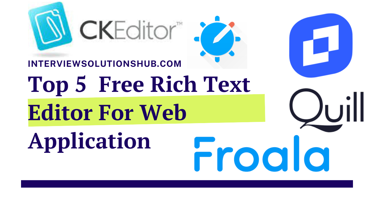 The Top 5 Free Rich Text Editors That Will Improve User Experience on Your Site